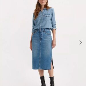 Levi’s Denim Midi Skirt
